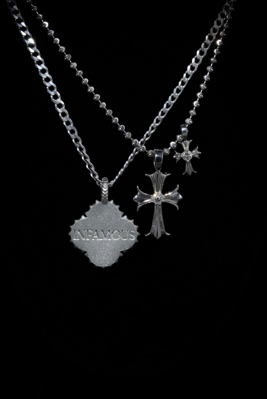 Double Cross Pendant