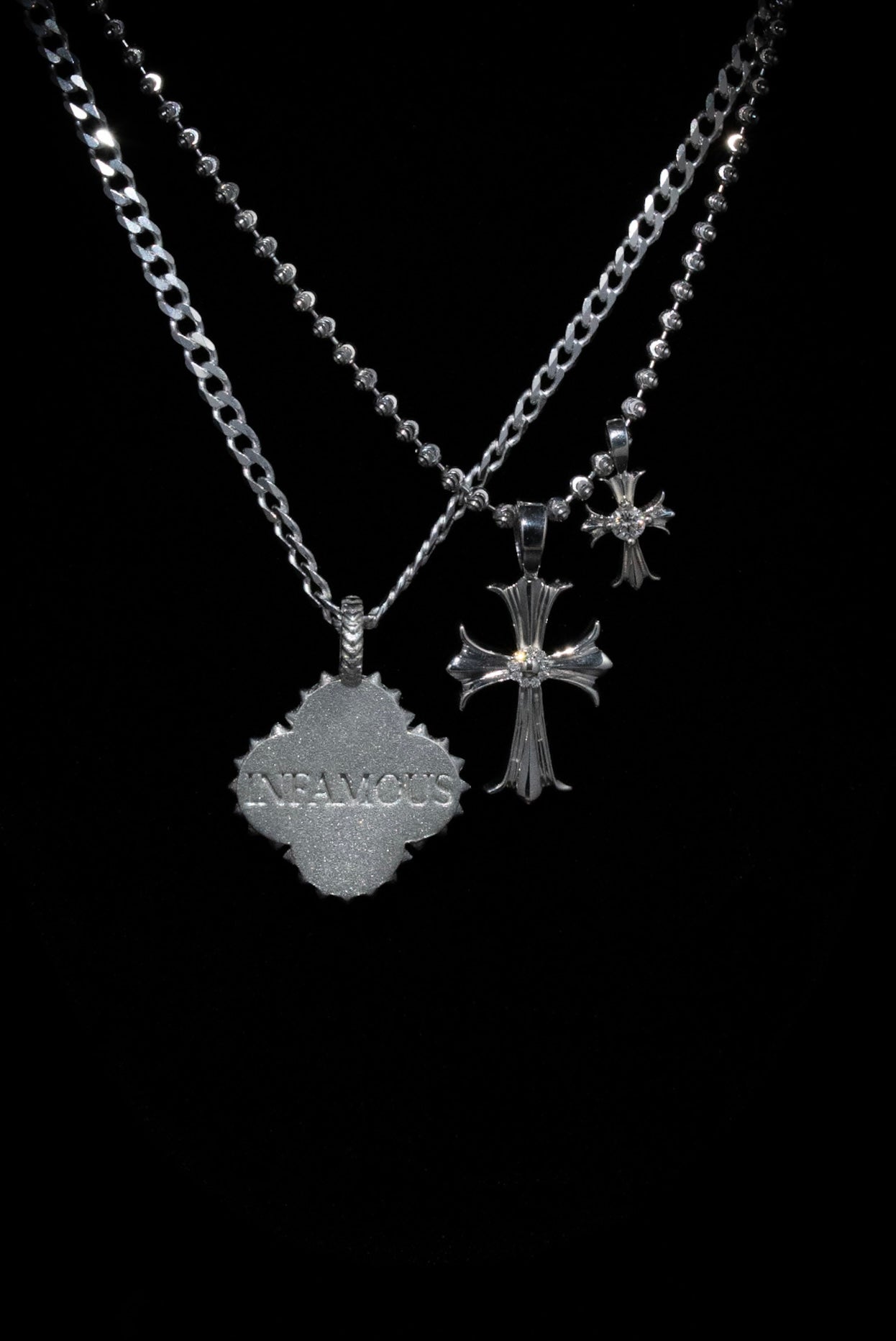 Double Cross Pendant