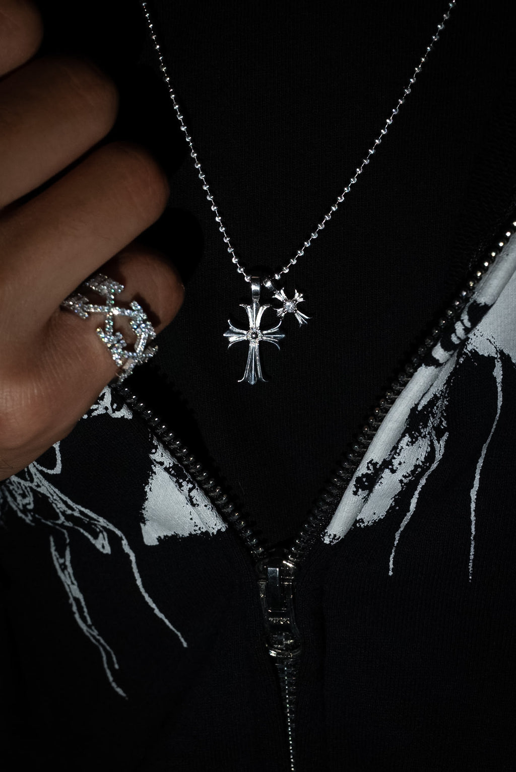 Double Cross Pendant