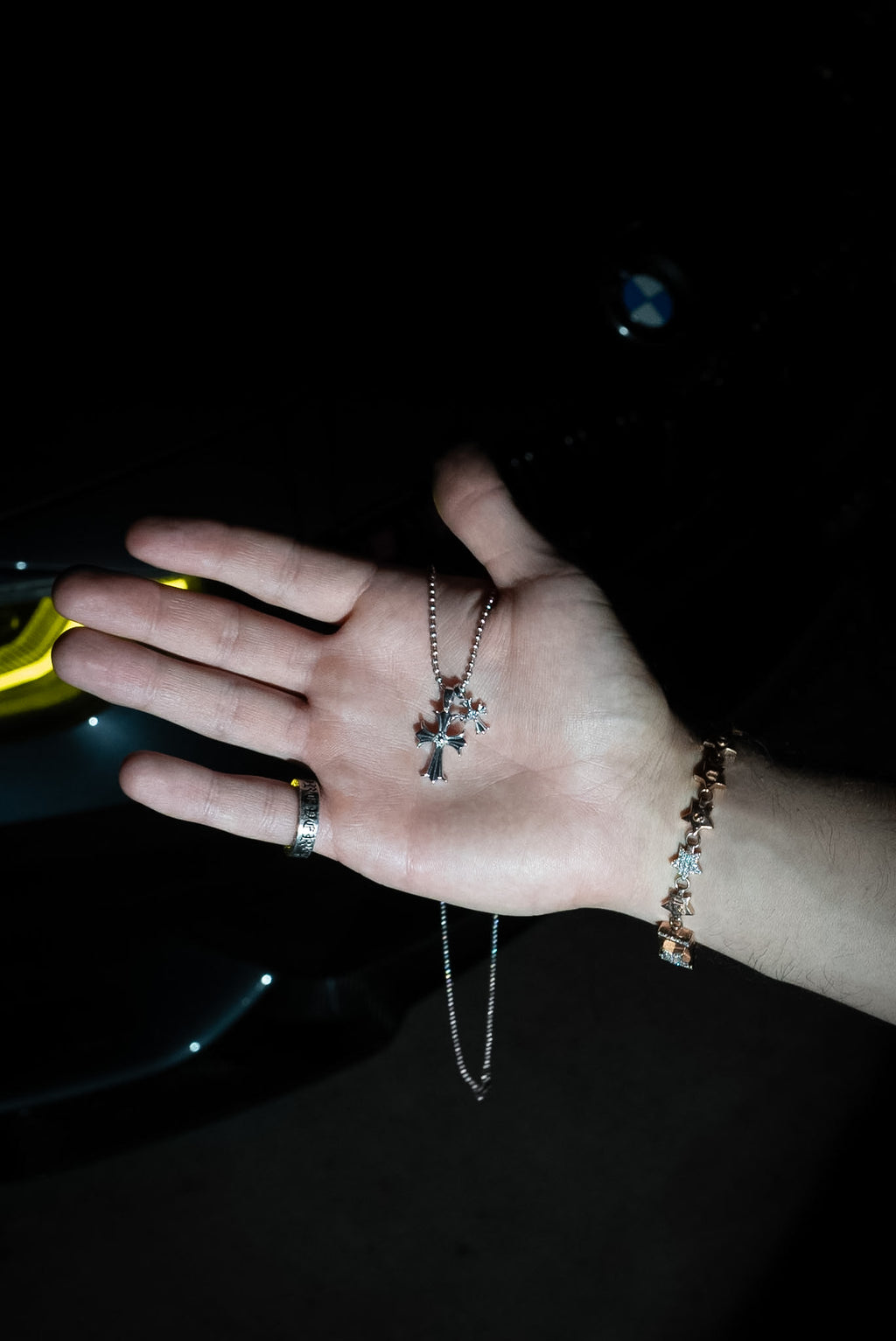 Double Cross Pendant