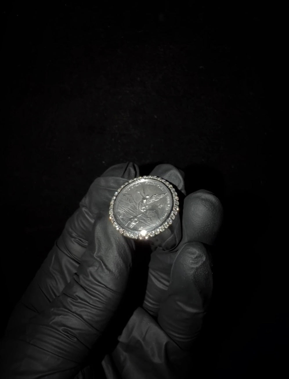 .925 1/10 oz Coin Ring