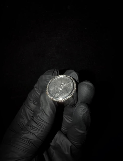 .925 1/10 oz Coin Ring