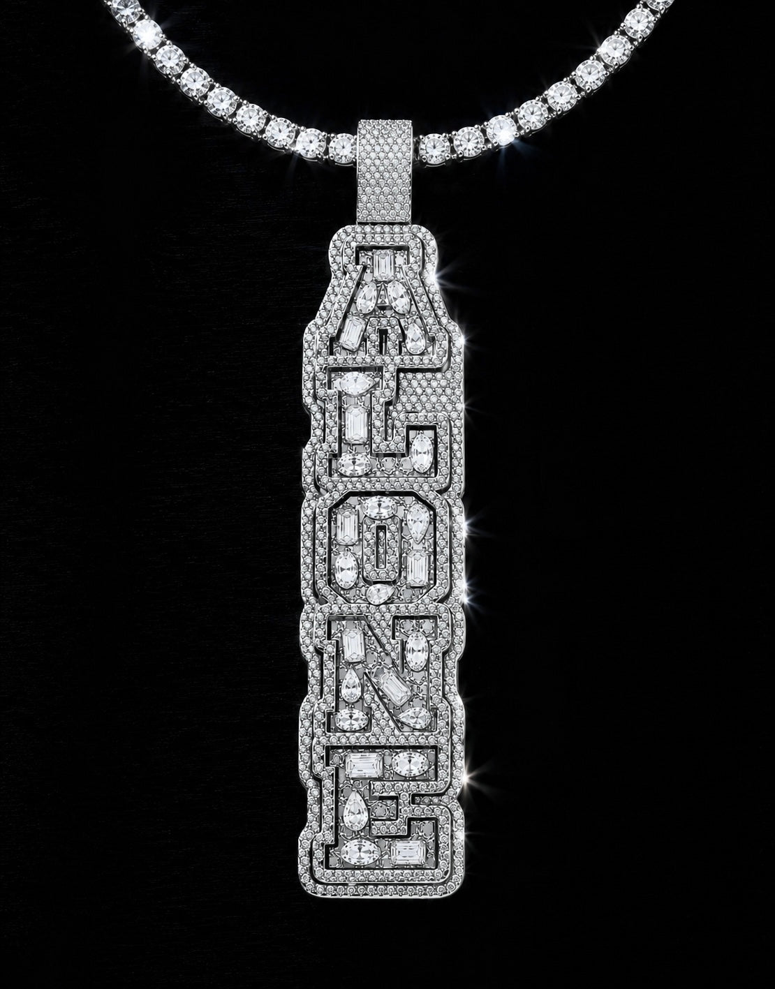 Draco’s ALONE custom pendant