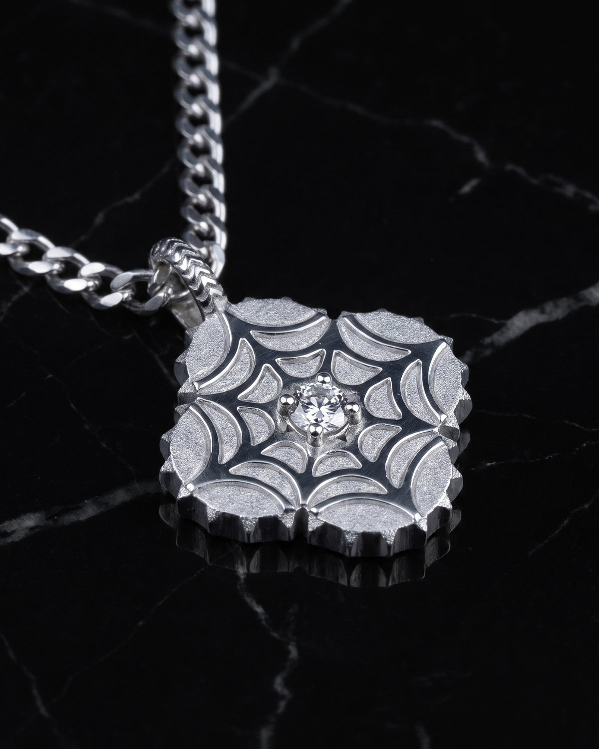 Clover Web Pendant